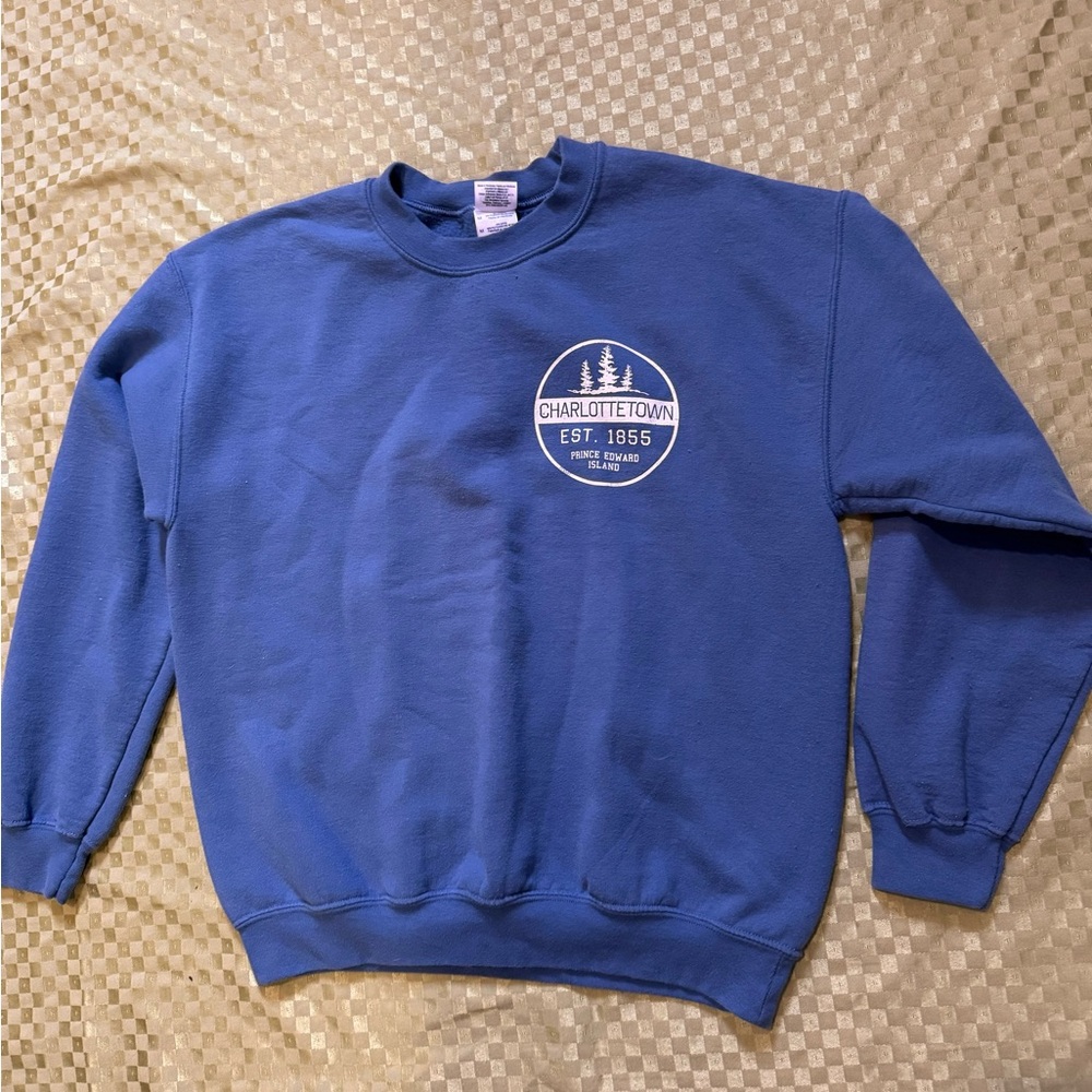 Blue Charlottetown Crewneck Sweater